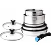 Arthur Martin AM2493 8-teiliges Kochgeschirr-Set   Edelstahl   Abnehmb...