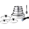 Induktionskochgeschirr-Set   Arthur Martin   AM4485   Edelstahl   10-t...
