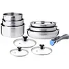 Edelstahl-Kochgeschirr-Set, 10-teilig, Arthur Martin, Modell 5540