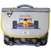 Schulranzen Kind Pol Fox Race Gris 38x14x32 cm