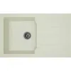 STRADOUR Einbau-Küchenspüle 1 Becken + 1 Abtropffläche Aloa - Resin - ...