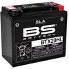 Motorradbatterie werksseitig aktiviert BS Battery BTX20HL Schwarz TU