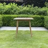 Gartentisch für 2 4 Personen aus massivem Teakholz