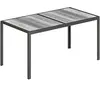 Outsunny Rechteckiger Gartentisch für 4 bis 6 Personen, Außentisch mit...