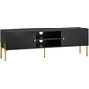 HOMCOM TV-Möbel 140 cm für Fernseher bis zu 165,1 cm - Modernes TV-Möb...