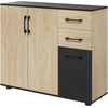 HOMCOM Aufbewahrungsschrank, Sideboard, Küchenschrank, 2 Schränke, ver...