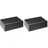 HOMCOM Set mit 2 Wand-Nachttischen - Set mit 2 Nachttischen - Schublad...