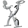 HOMCOM Faltbares Heimfahrrad, Trainingsfahrrad, Heimtrainer für Erwach...