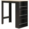 HOMCOM Tisch Bistrotisch hoher Küchentisch Stehtisch - Maße 112L x 57B...