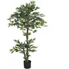 Outsunny Künstlicher Baum Künstliche Pflanze Ficus Höhe 1,5 m Stamm Ra...