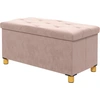 HOMCOM Aufbewahrungsbank, Bettbank, klappbar, 76 x 38 x 38 cm, Volumen...