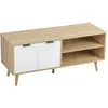 HOMCOM TV-Möbel für Fernseher bis zu 46 Zoll im skandinavischen Design...