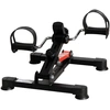 HOMCOM Mini Heimtrainer Pedalier Heimtrainer verstellbarer Widerstand ...