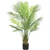 HOMCOM Künstliche Zimmerpflanze 120 cm, künstlicher Palmenbaum mit Kun...