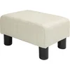 HOMCOM Sitzhocker Pouf Stoffbezug 40 x 30 x 24 cm belastbar bis 110 kg...