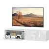HOMCOM Schwebendes TV-Möbel für Fernseher bis zu 45 55 65 Zoll mit 2 T...