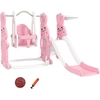 AIYAPLAY Rutsche und Schaukel für Kinder 4-in-1, Kleinkind-Spielplatz ...