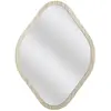 Home Deco Factory Spiegel - Holz - 44 x 60 cm - Wandspiegel - Diamantf...