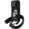 Karl Lagerfeld Saffiano Crossbody Strap Karl And Choupette Iphone 16 P...