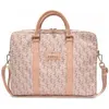 Guess PU G Cube Computertasche 15 16" Rosa (16"), Notebooktasche, Rosa