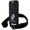 Karl Lagerfeld Saffiano Crossbody Strap Metal Karl And Choupette Iphon...