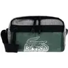 Lacoste, Herren, Handtasche, Neocroc Reporter Bag, Schwarz, Grün, Grau
