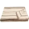 Gestreifte Decke aus Wolle und Mohair