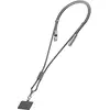 Akashi FlexCord Trio, Handykette, Silber, Grau