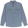 Überhemd Quiksilver Salt Lake Waffle Bleu S