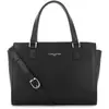 Lancaster Handtasche Zippée M Smooth Schwarz