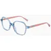 Mädchen Brille Demetz Disney Princess & Frozen DPAA239 Bleu TU