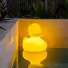 LED-Designleuchte DUCK-DUCK XL für außen in Gelb