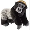Anima Plüschtier Gorilla schwarz und grau 24 cm