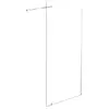 ONDEE ZEN   Duschwand CARIBA   Chromausführung   6 mm Glas   1 Flügel ...