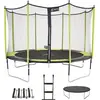KANGUI Trampolin Ø 360cm + Netz + Leiter + Abdeckung + Verankerungsset...