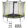 KANGUI Trampolin Ø 300cm + Leiter + Verankerungsset - JUMPI 300   Schw...