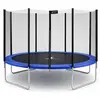 Rundes blaues Trampolin Ø 360cm mit Sicherheitsnetz
