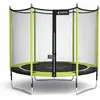 Gartentrampolin Ø 300cm + Sicherheitsnetz - JUMPI 300   Schwarz/Grün