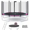 KANGUI Trampolin Ø 360cm mit Leiter, Abdeckung und Verankerungsset - R...