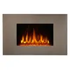 CHEMIN'ARTE - Elektrischer Wandkamin Pure Inox 90 cm LED-Flammeneffekt...