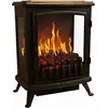 CHEMIN'ARTE - Elektrischer Kamin Fire Glass Schwarz zum Aufstellen   L...