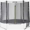 sweeek - Trampolin 250 cm mit Sicherheitsnetz und Zubehörpaket - Grau
