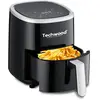 Techwood Fryer without oil air fryer 1200 W, Fritteuse, Schwarz