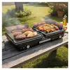 2000-watt-elektrogrillplatte, 25 x 29 cm Little balance 3066