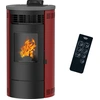Luft-Pelletofen Flavia 9,5 kW Sannover Bordeaux
