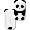 MONEY WALKIE, Kontaktloser Geldbeutel Hülle Modell Panda Kompakt, Weiß...