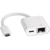 DLH USB-C Network Adapter (Male) To Rj45 Gigabit Ethernet (Female) A (...