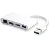 DLH USB-A ADAPTER TO 3 USB-A+RJ45 (USB-A, 3 Ports), Dockingstation + U...