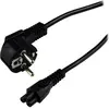 MCL Cordon Secteur Fiche (2 m), Stromkabel, Schwarz