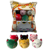 Kuscheltiere für Kinder Lyo Japan Bag Maneki Neko (x6) 11,5 cm